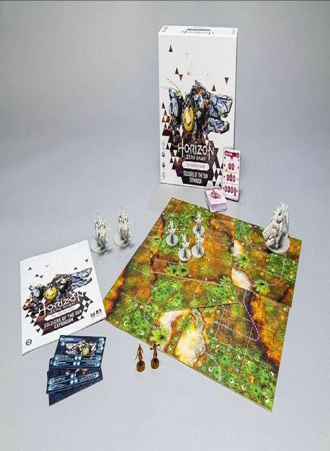 ألعاب ستيم فوجد توسعة Horizon Zero Dawn: The Soldiers of The Sun - توسعة لعبة لوحية من Steamforged Games - مدة اللعب من 60 إلى 90 دقيقة - مناسبة لأمسيات الألعاب العائلية - للمراهقين والبالغين من عمر 14 عامًا فما فوق - باللغة الإنجليزية - Image 2